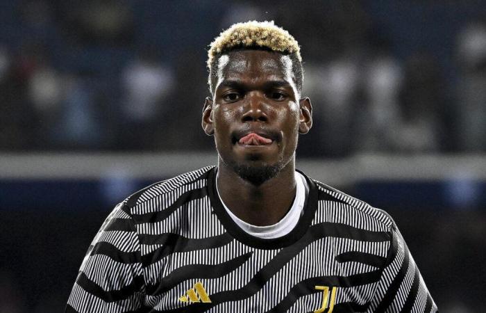 Paul Pogba, OM en competencia con un patrocinador de categoría X