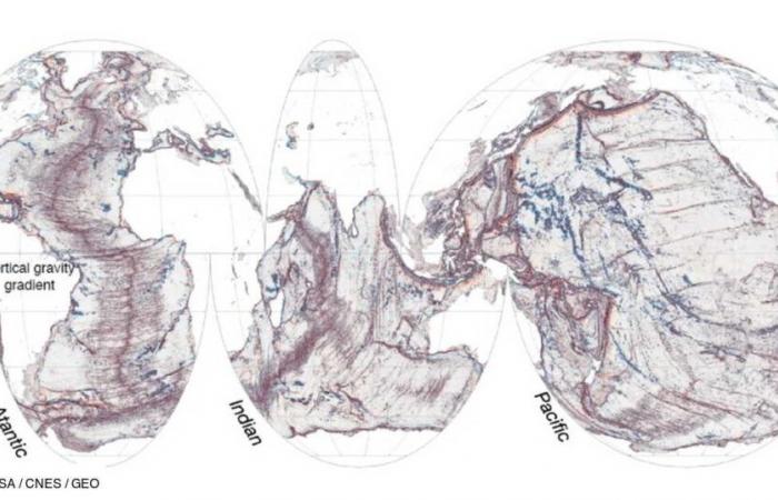 El ojo del GEO: un mapa global del fondo marino revela varios miles de volcanes ocultos