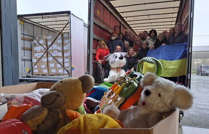 Guerra en Ucrania: Narbonés se transforma en Papá Noel para los niños ucranianos de Mikolaiv