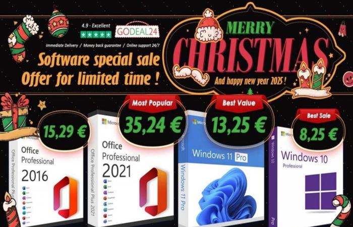 Windows 11 Pro y Office 2021 a precio de regalo para la venta flash navideña en Godeal24