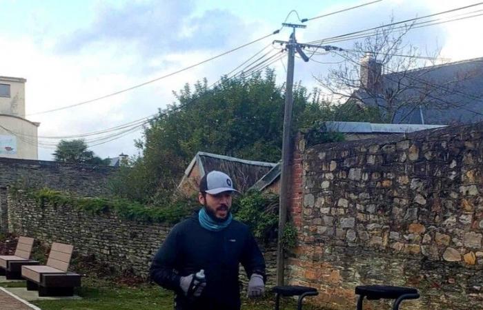 ¡Paul Prieur corrió 100 km por la ruta Homet en Cherburgo!