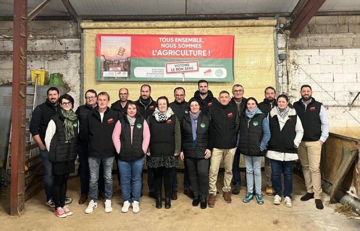 Elecciones a la Cámara de Agricultura: FDSEA y JA de Aveyron en campaña al son de “Todos juntos…”