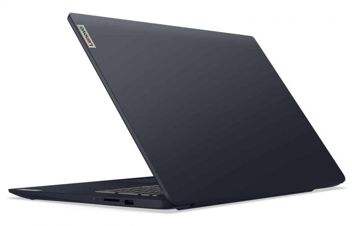 Promoción 529€ Lenovo IdeaPad 3 17ALC6 (82KV00L0FR), portátil económico Blue de 17″, cómodo, fino y ligero, escalable con 12 GB de RAM y AMD Ryzen 7 Octo Core