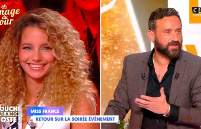 Cyril Hanouna recibe a Sabah Aïb, Miss Nord-Pas-de-Calais y logra obtener importantes informaciones sobre su amada