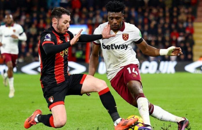 Gracias a una joya, el Bournemouth ofrece un empate ante el West Ham