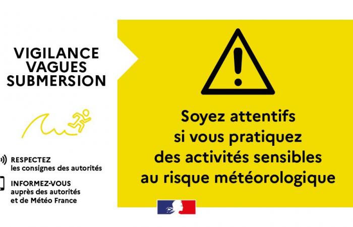 Aviso meteorológico amarillo por oleaje, inmersión y vientos violentos – Noticias