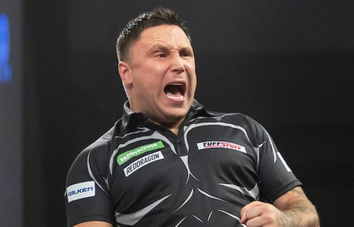 Campeonato Mundial de Dardos: Gerwyn Price avanza a la tercera ronda mientras el estadounidense Leonard Gates sorprende a Cameron Menzies | Noticias de dardos