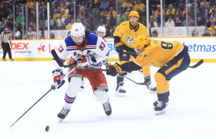 Los Rangers ni siquiera pueden anotar contra los Preds