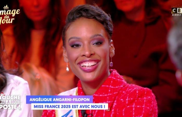 Miss Francia 2025: Angélique Angarni-Filopon le da un gran viento a Cyril Hanouna, “el resto quedará…”