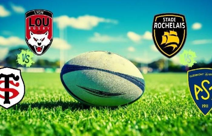 ¿Tus partidos de rugby de La Rochelle/Clermont y Lyon/Stade Toulousain a qué hora y en qué canal?