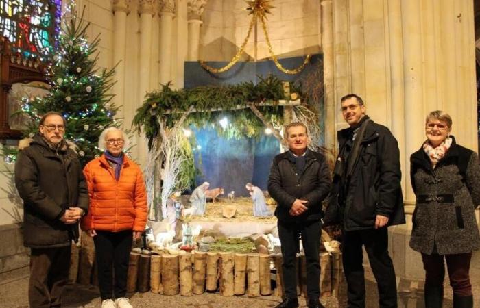 Vimoutiers. El belén tiene lugar en la iglesia de Notre-Dame.