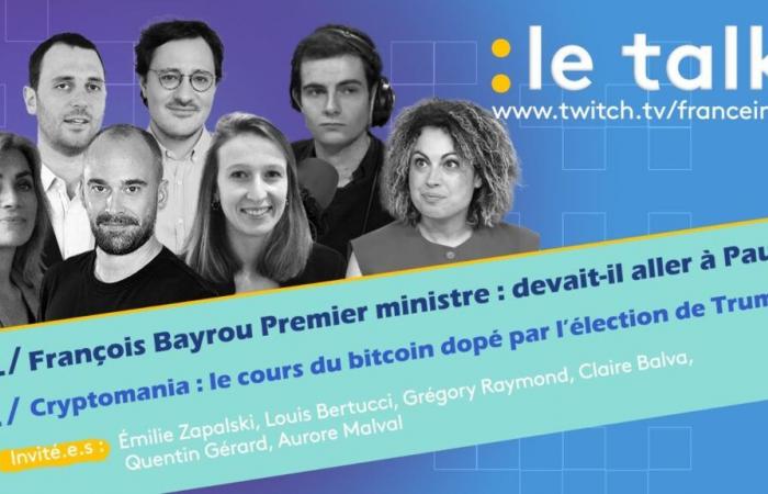 EN REPETICIÓN. The Talk – Los primeros días del primer ministro François Bayrou y el auge del bitcoin tras la elección de Donald Trump: ¡revive los debates de Talk!