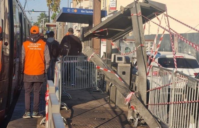 Dos muertos en un accidente en la estación de tranvía de Ibn Tachfine