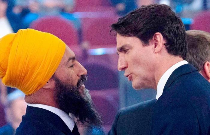 Trudeau y Singh: dos hombres alegres al frente de un país