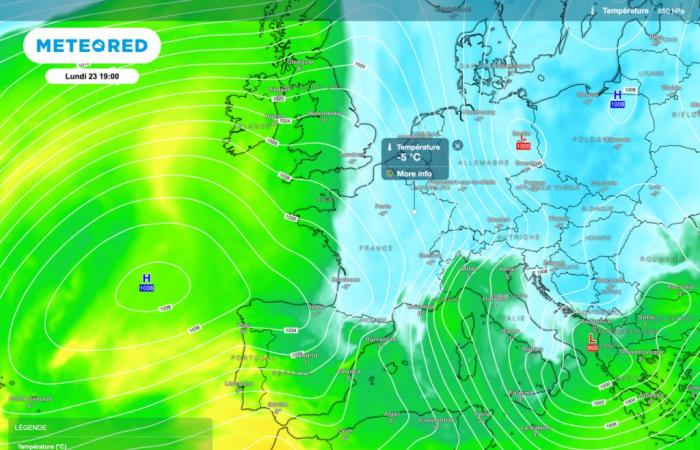 A pocos días de Navidad, un nuevo descenso de aire polar sobre Francia. ¿Es posible que nieve en las llanuras?