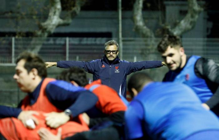 “Un gran momento”: Fabien Galthié y el cuerpo técnico de los Blues se invitan al entrenamiento del club La Seyne, en Fédérale 1