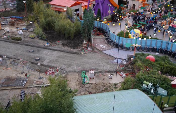 Los jardines de Toy Story Playland poco a poco van tomando forma en el parque Walt Disney Studios