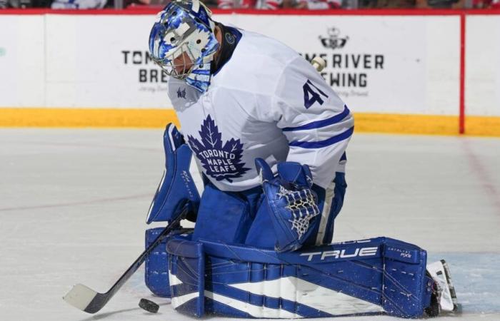 Maple Leafs: Stolarz estará fuera de juego durante 4 a 6 semanas