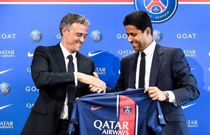 PSG: Luis Enrique sacó a Al-Khelaifi del vestuario