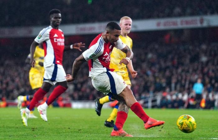 El Arsenal crucifica al Palace, Jesús camina sobre el agua – Copa de la Liga – Cuartos – Arsenal-Crystal Palace (3-2)