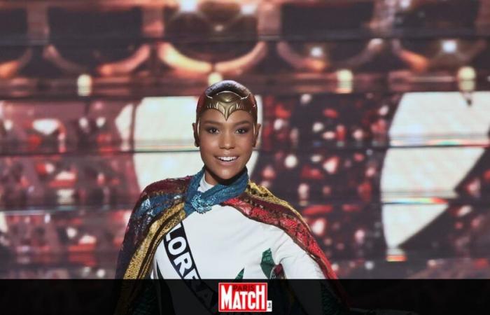 Miss Francia: una candidata subió al escenario con el traje al revés, la diseñadora decepcionó