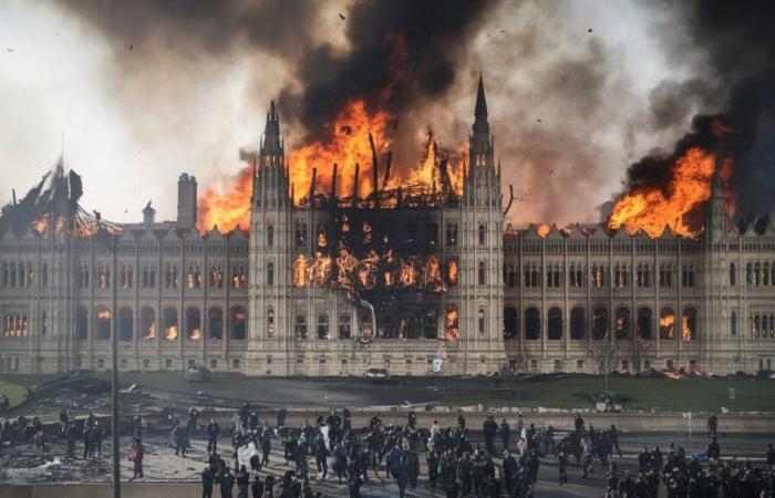 Incendio en el Parlamento de Liberia tras protestas