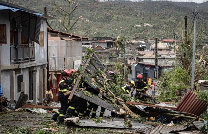 EN FOTOS – Ciclón en Mayotte: 50 bomberos de Saboya y Alta Saboya se movilizaron para ayudar a la población maoresa