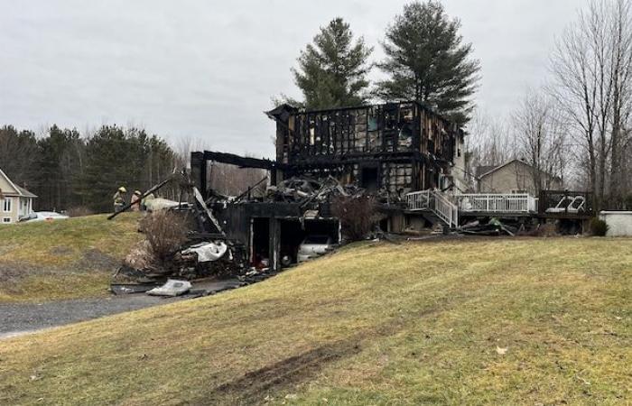 Un incendio devasta una residencia en Drummondville