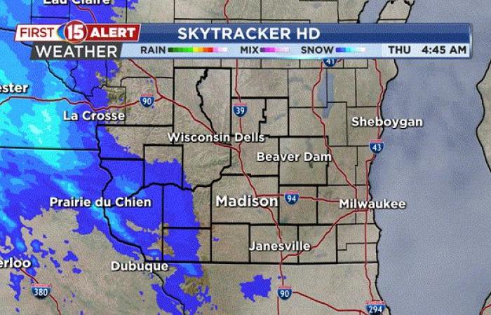 Primer día de alerta: es probable que nieve