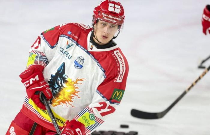 Hockey sobre hielo – Liga Magnus. Un joven de Brûleurs de loups continúa la temporada en Cergy