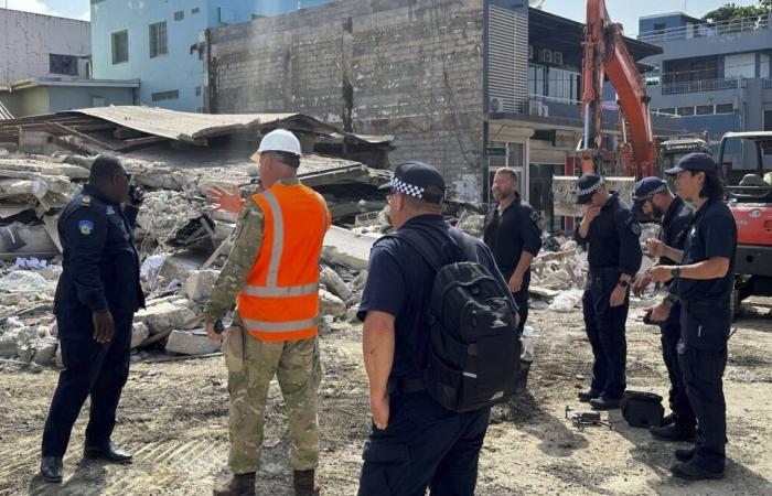 Un francés murió bajo un edificio derrumbado