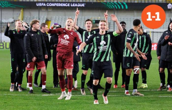 El empate tardío es suficiente: Cercle Brugge se une a los ocho primeros de la Conference League tras empatar contra el Estambul Basaksehir