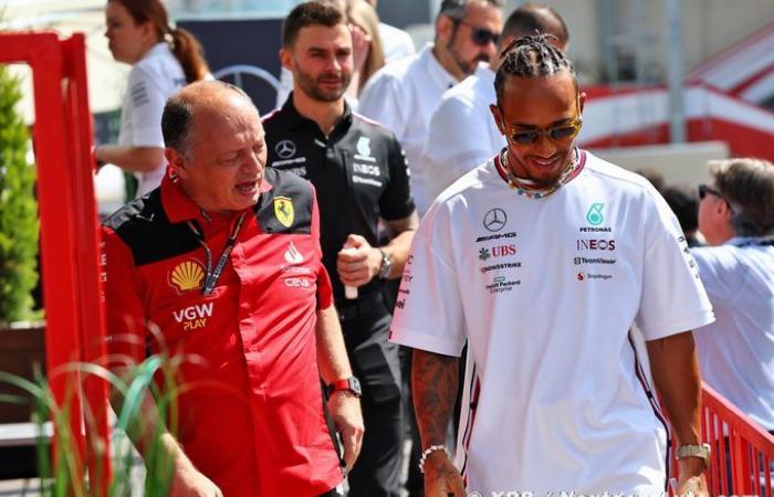 Fórmula 1 | Vasseur: Convencer a Hamilton para que se uniera a Ferrari no fue difícil