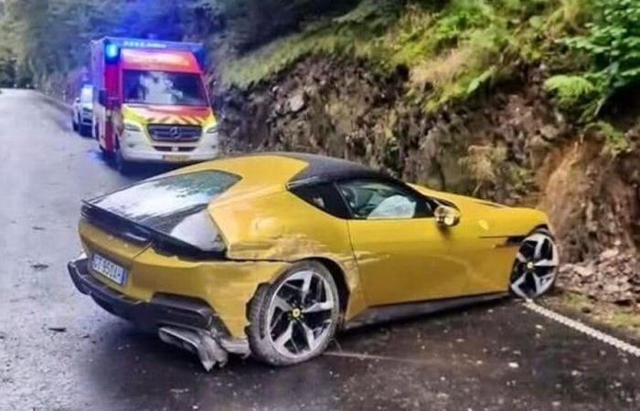 Accidente en Luxemburgo: “Nuevo”, el Ferrari de 400.000 euros es demolido