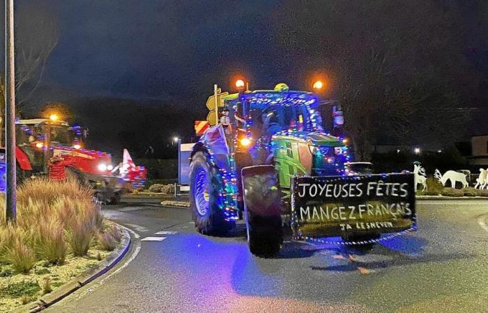 En el cantón de Lesneven, el desfile de tractores de los Jóvenes Agricultores deleitó a su público