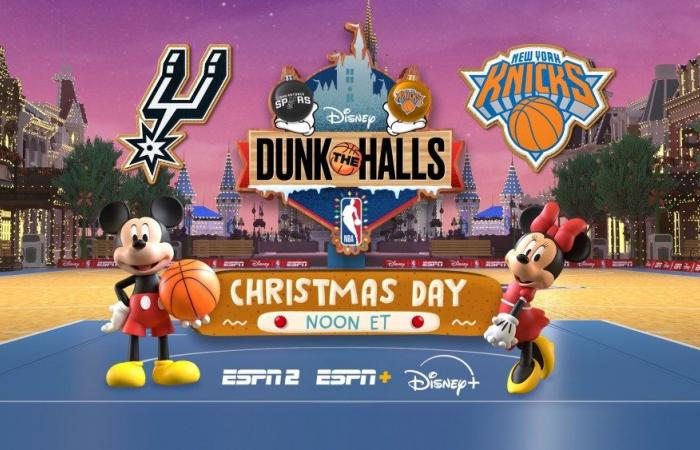 El juego navideño de la NBA será animado en ‘Dunk the Halls’ de ESPN