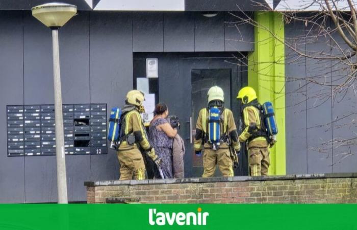 Incendio en un edificio de la ciudad de Charleroi: el fuego se detuvo en un colchón… y no hay evacuación