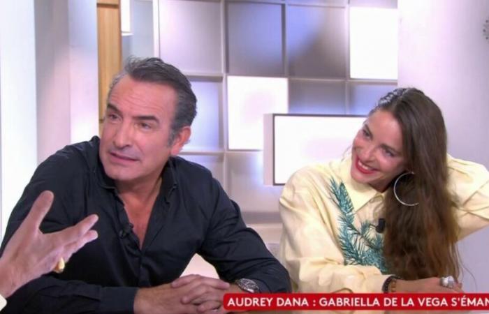 Jean Dujardin sorprendido por un comentario de Anne-Elisabeth Lemoine (C para ti) sobre su “ardor en la cama”