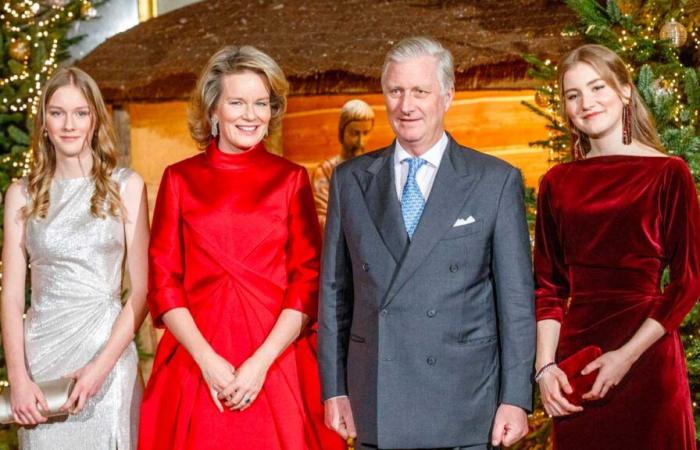 La princesa Isabel de terciopelo y la princesa Éléonore de plata acompañarán al rey Felipe y a la reina Matilde al concierto de Navidad