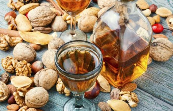 Alergias a las nueces causadas por el alcohol.