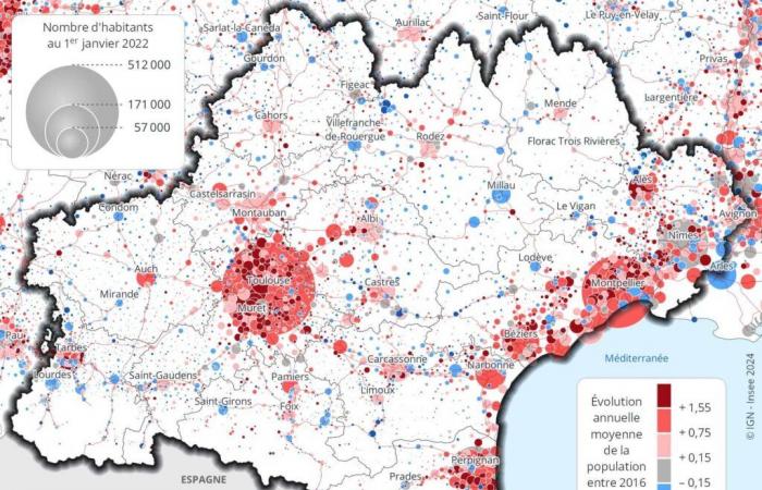 Ariège tiene oficialmente 155.339 habitantes, en una región de Occitania que sigue creciendo