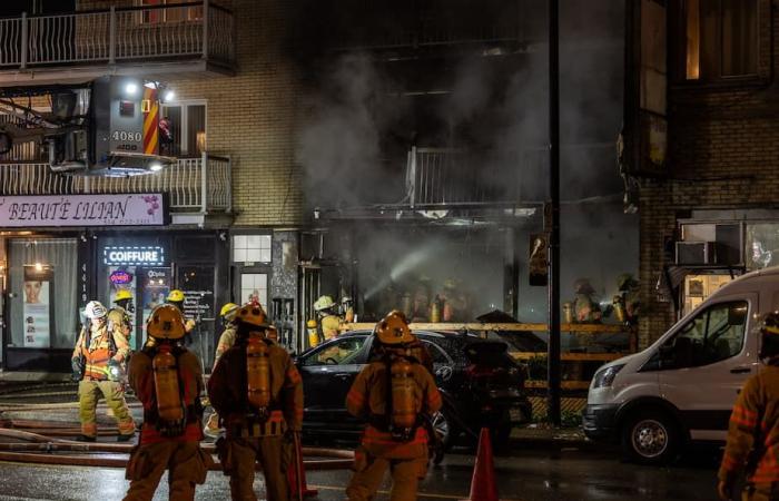 Una pizzería de Montreal arrasada por un incendio en Rosemont