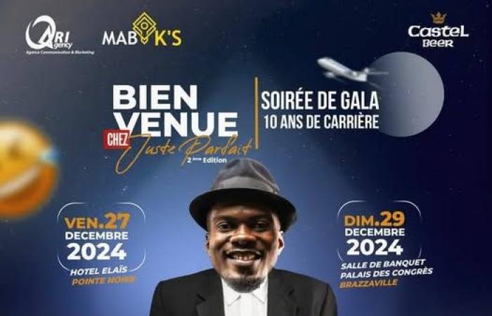 Humor: Juste parfait en exposición el 29 de diciembre en Brazzaville