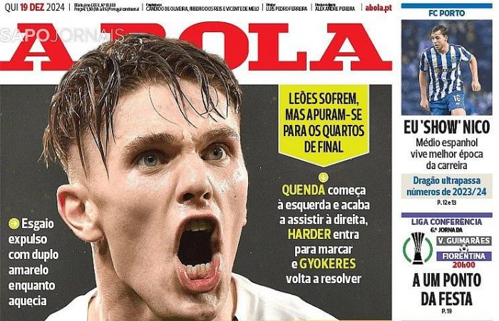 Revista Prensa: El león de servicios mínimos avanza en la Copa de Portugal – Noticias