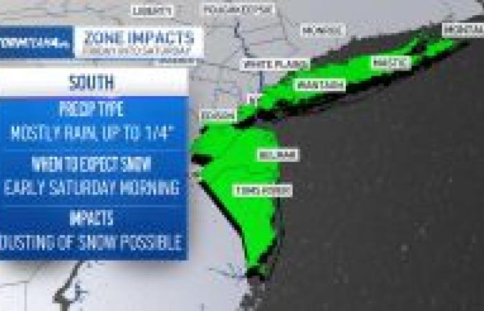 Es posible la primera nevada mensurable de la temporada – NBC New York