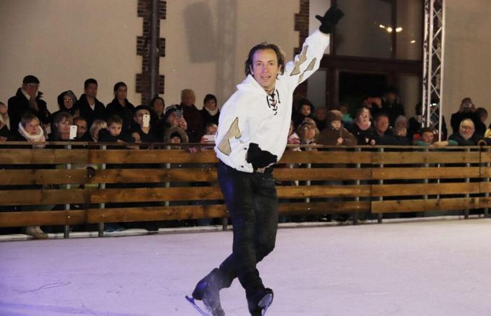 El patinador francés más famoso presenta su nuevo espectáculo sobre hielo en Oise