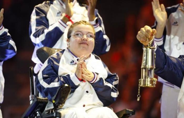 Después de su medalla de oro paralímpica en boccia, Aurélie Aubert patrocinada por Kinder