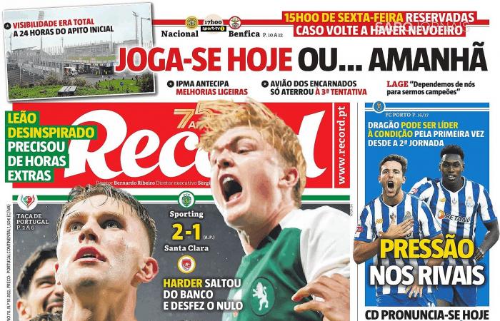 Revista Prensa: El león de servicios mínimos avanza en la Copa de Portugal – Noticias