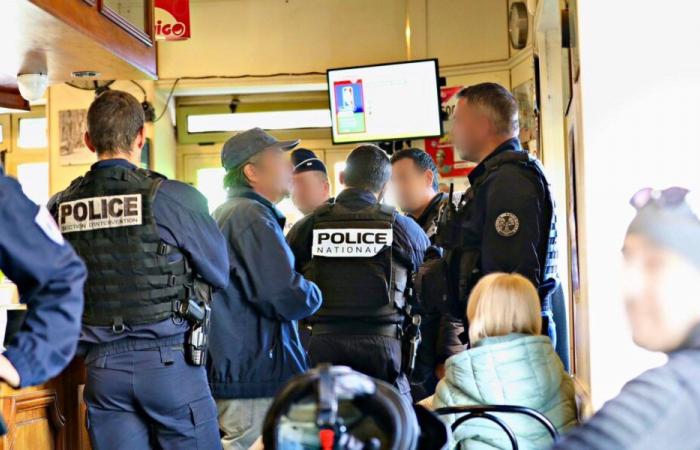 Operación de redada policial en el distrito de Saint-Jean-du-Var, en Toulon