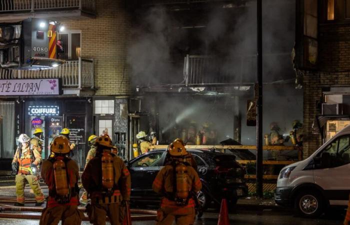 Una pizzería de Montreal arrasada por un incendio en Rosemont